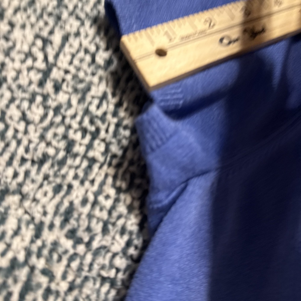Emma James Petite XL Cardigan Blue Embroidered Short Sleeve - Picture 11 of 11